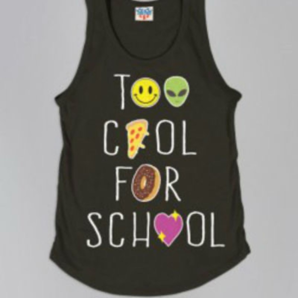 Junk Food Too Cool For School Tank